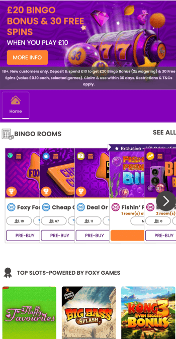 Foxy Bingo login Foxy Bingo login